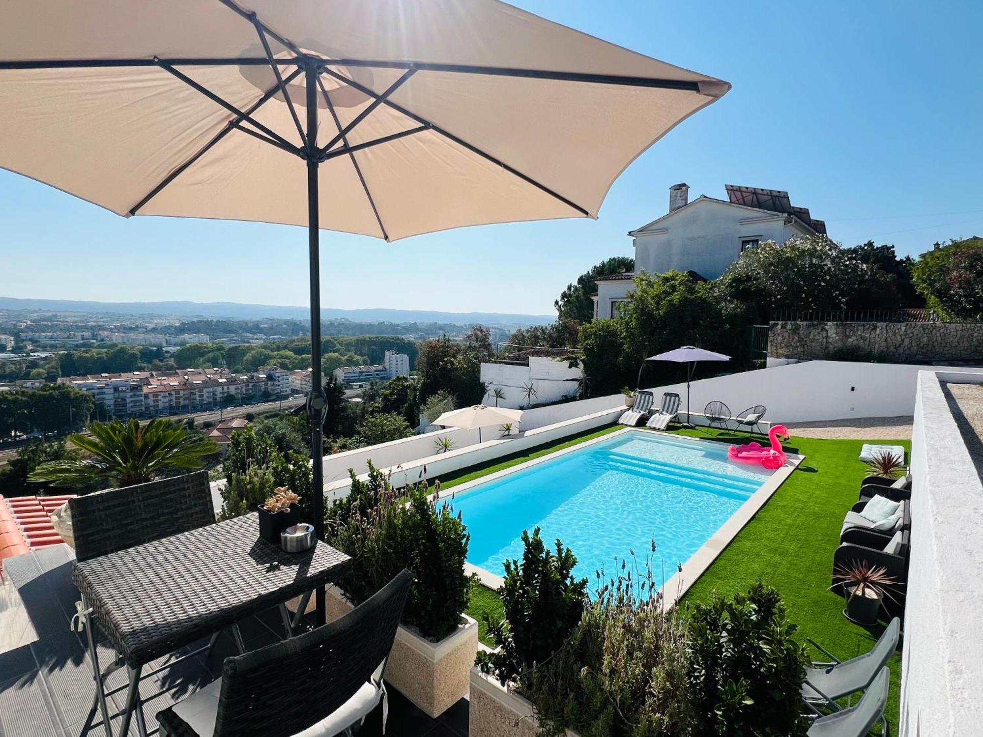 Vila Pombal Tomar - Luxury Apartment With Private Pool And Castle View Buitenkant foto