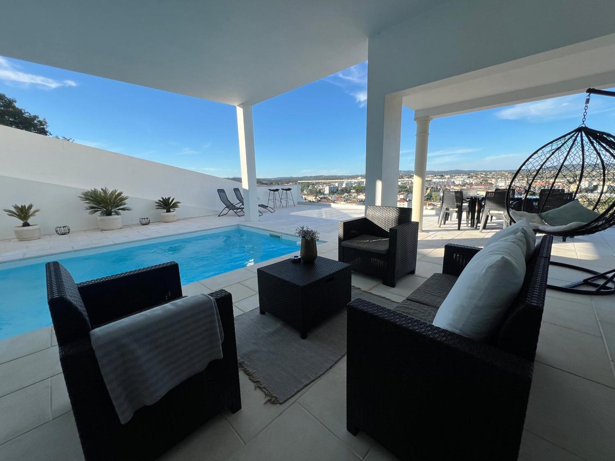 Vila Pombal Tomar - Luxury Apartment With Private Pool And Castle View Buitenkant foto